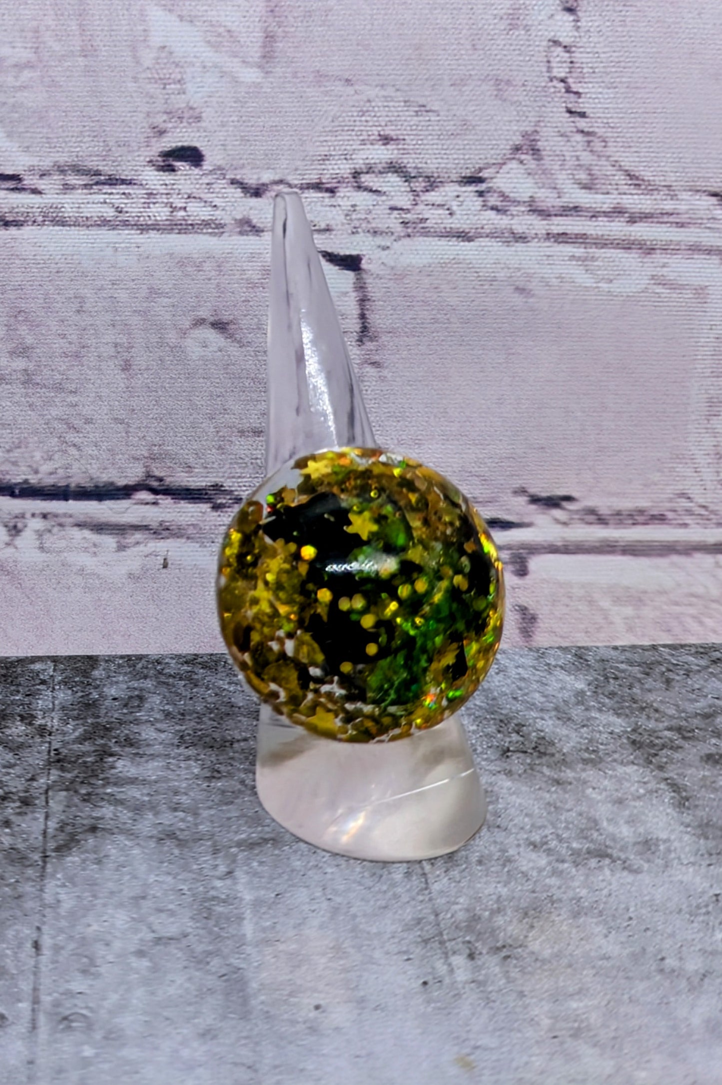 GLASS RING 0049R
