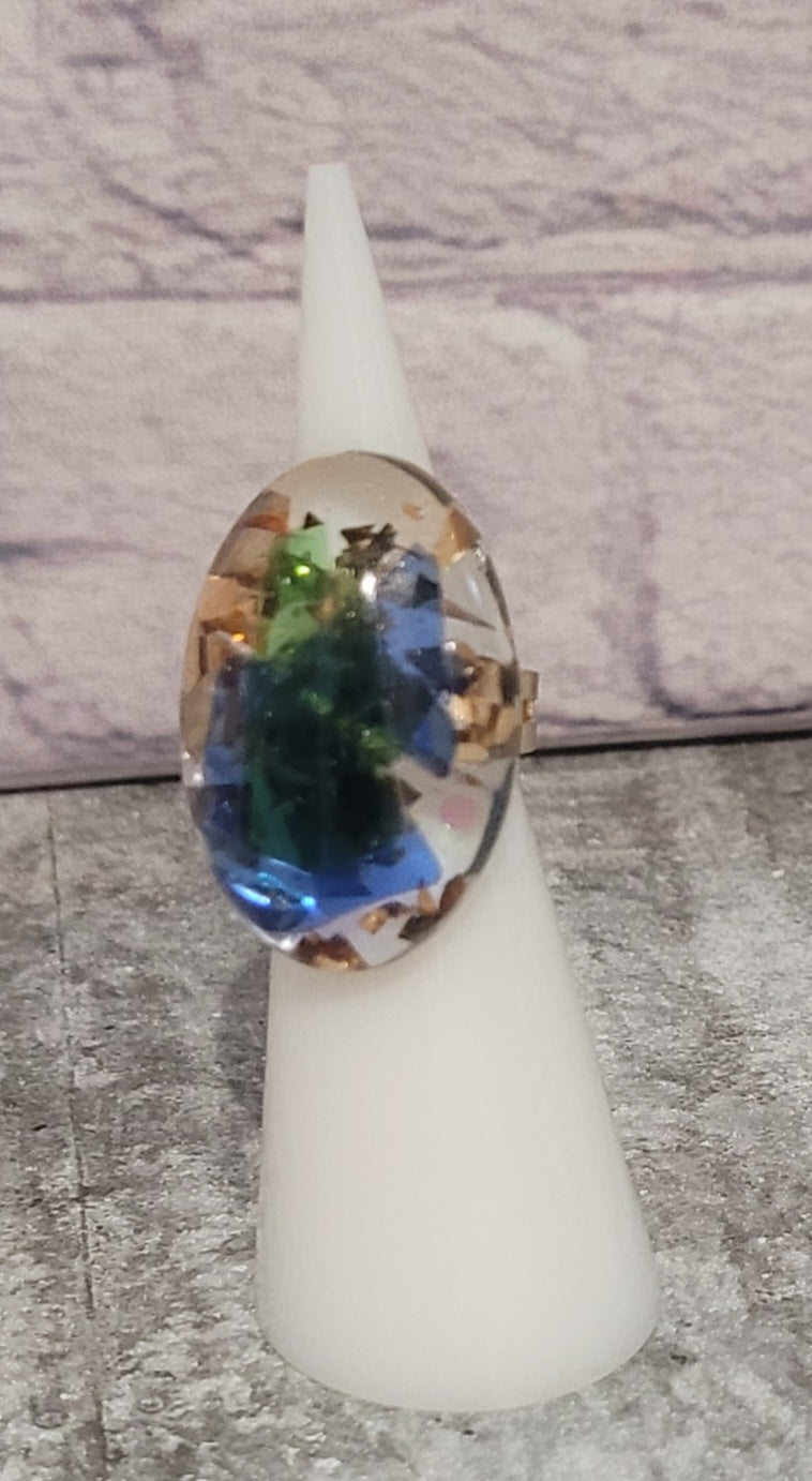 GLASS RING 0047R