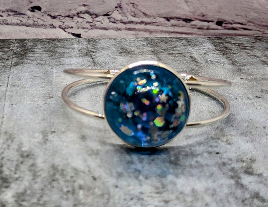 BANGLE 0009 Blue glass